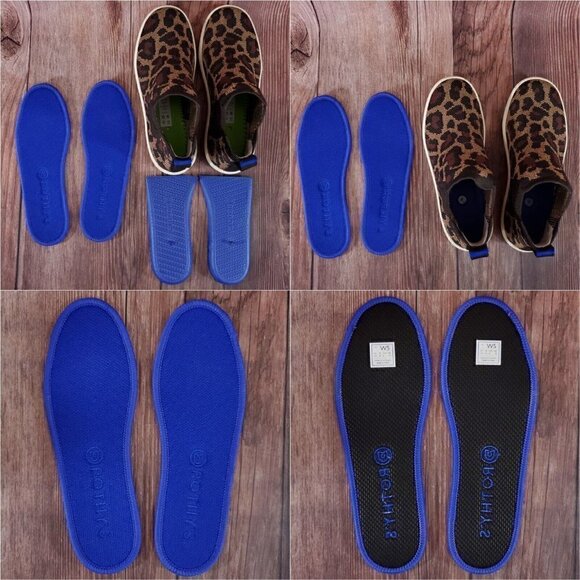 Rothys Womens 5 Chelsea Wildcat Cheetah Animal Print High Top Sneakers Retired - Picture 10 of 15